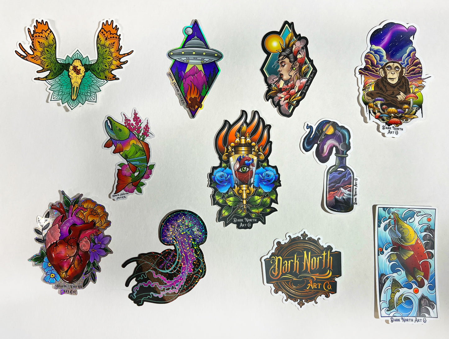 The Original Dark North Sticker Collection