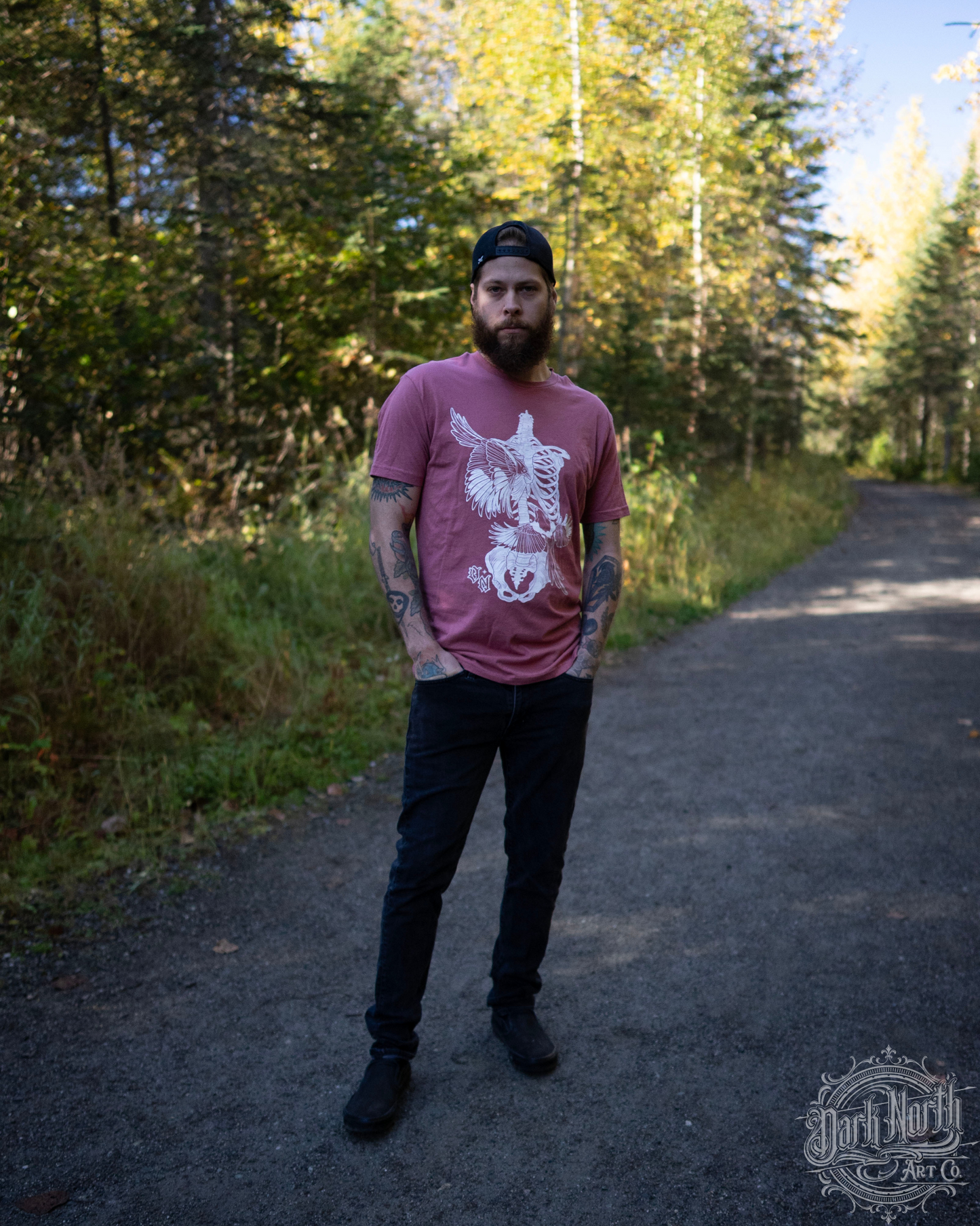 Magpie Uncaged T-Shirt Mauve