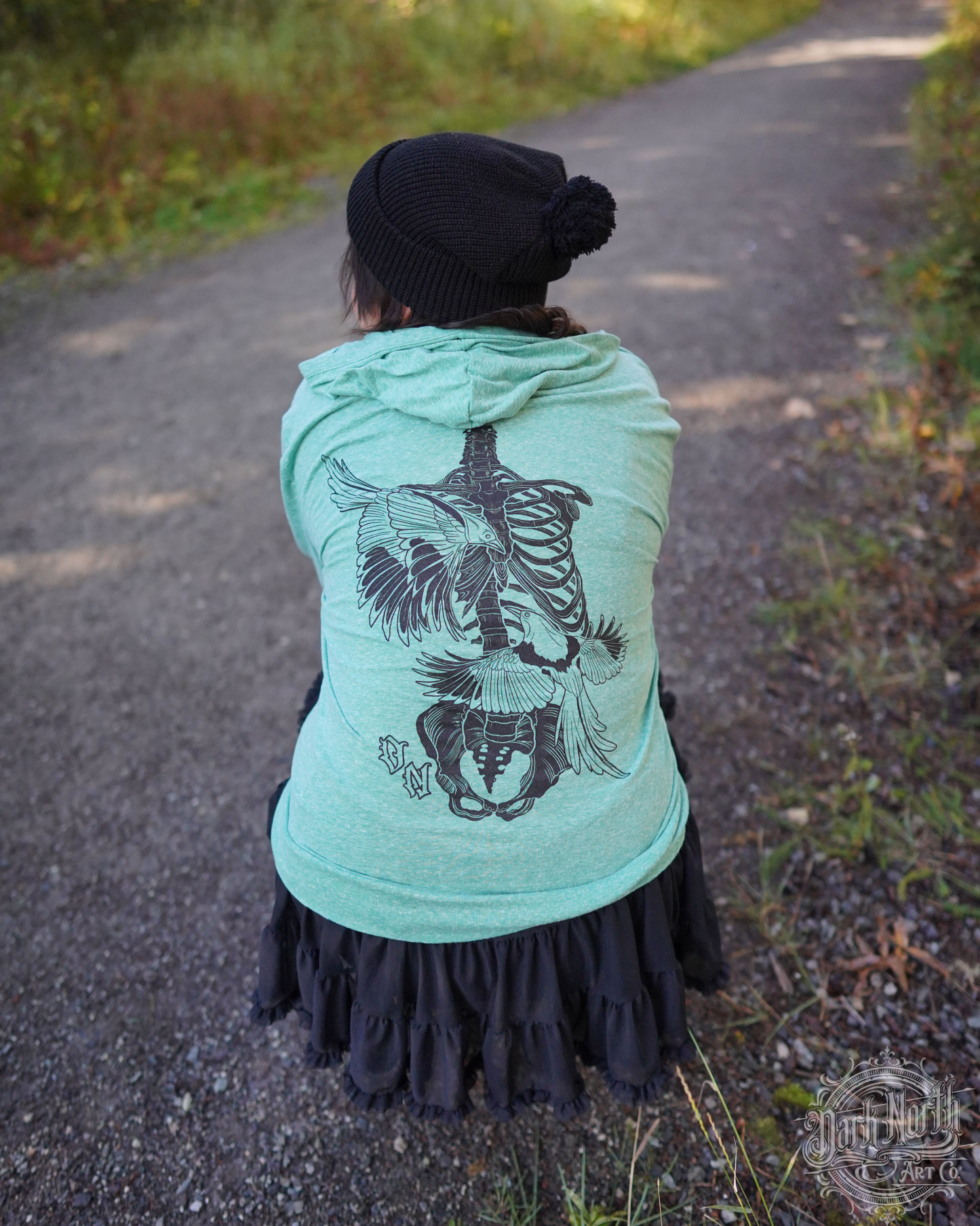 Magpie uncaged Lightweight hoodie Green