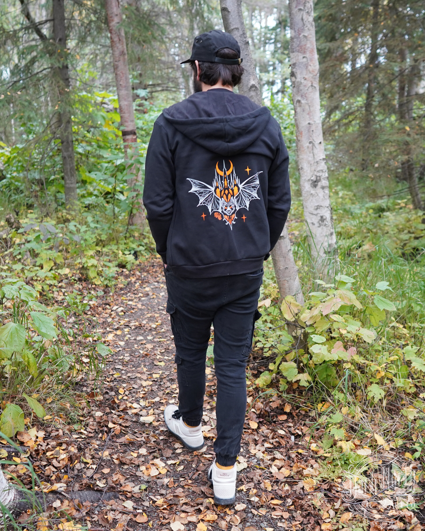 Halloween Edition Bat Zip up Hoodie