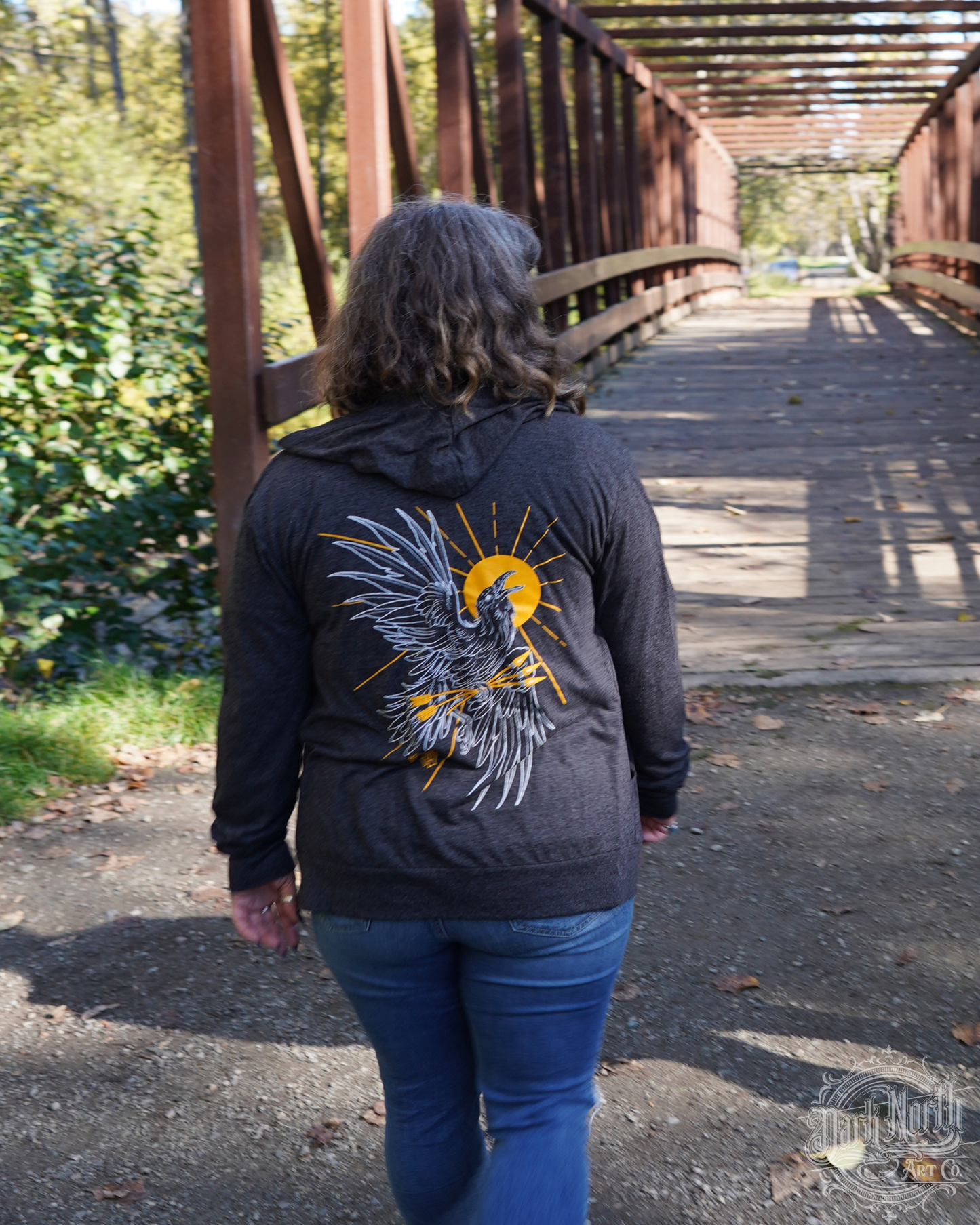 Raven Lightweight hoodie Grey