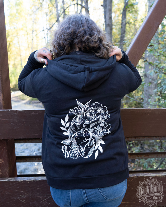 Corazon Zip Up Hoodie