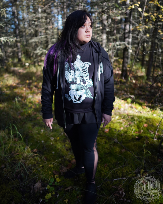 Magpie Uncaged T-Shirt Black