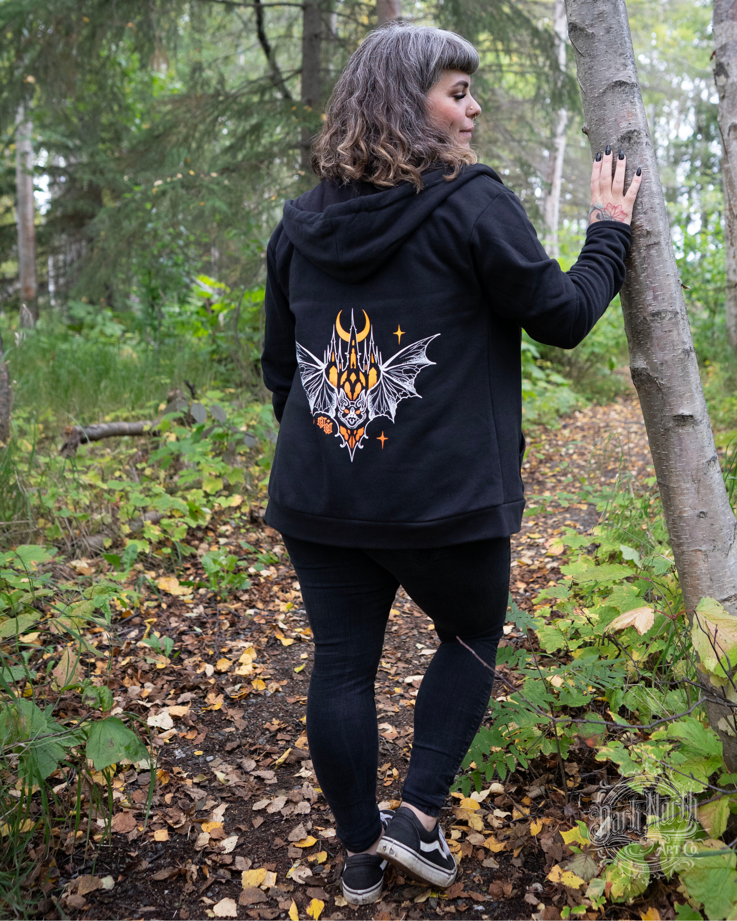Halloween Edition Bat Zip up Hoodie
