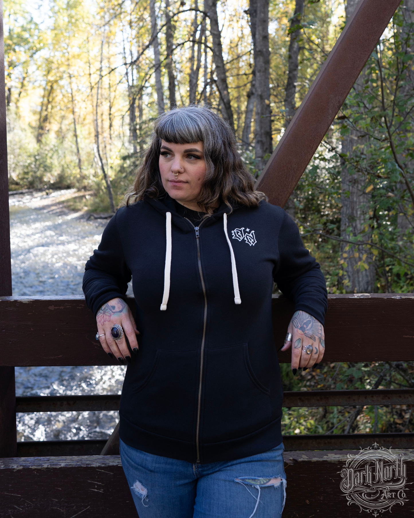 Corazon Zip Up Hoodie