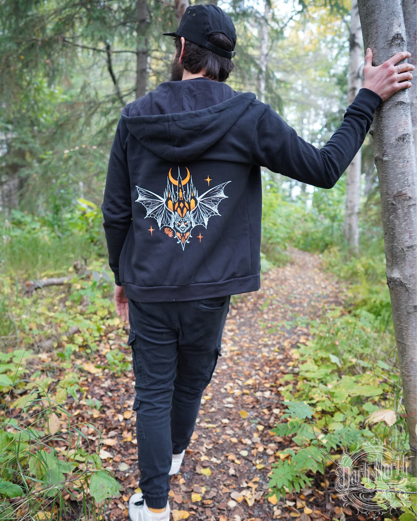 Halloween Edition Bat Zip up Hoodie