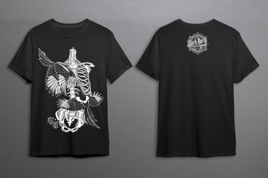 Death by Magpie T-Shirt Black