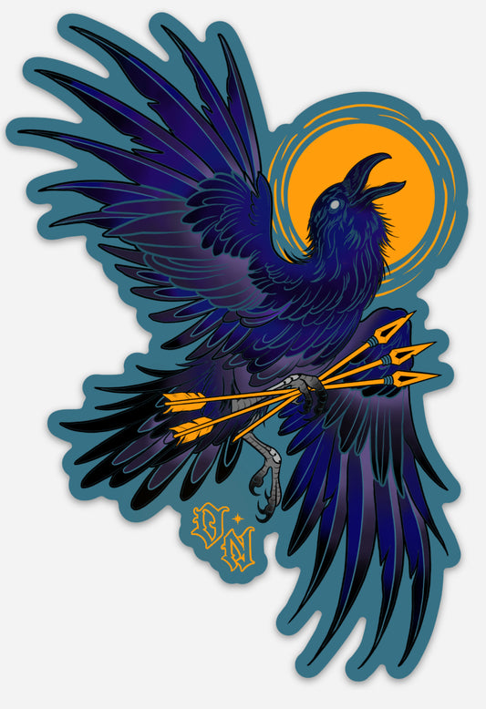 Raven Vinyl sticker 4x6
