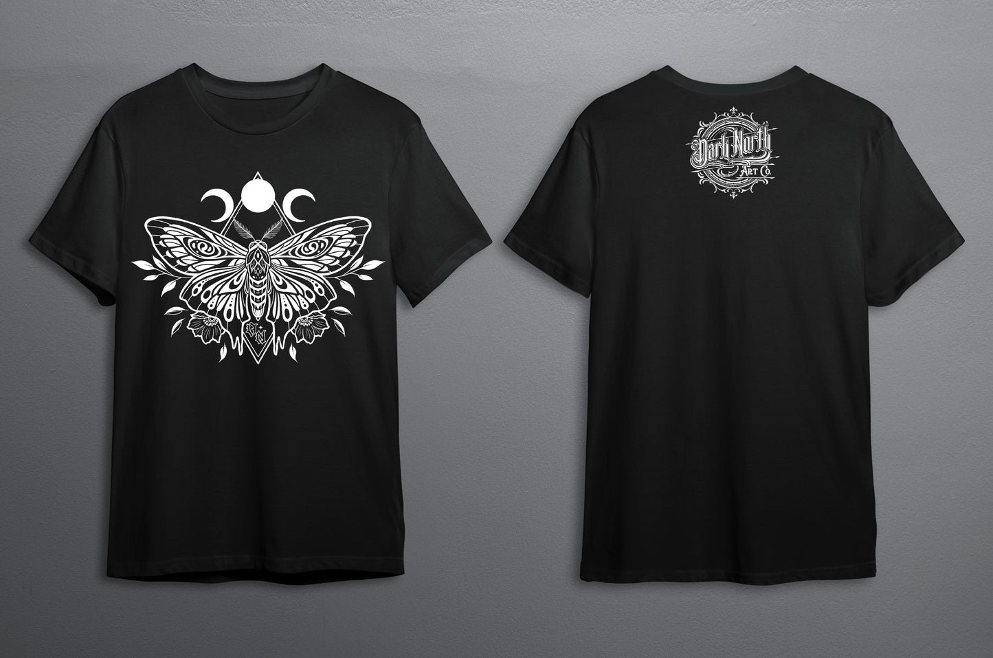 Moth T shirt Black