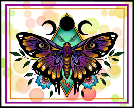Moth fine art print