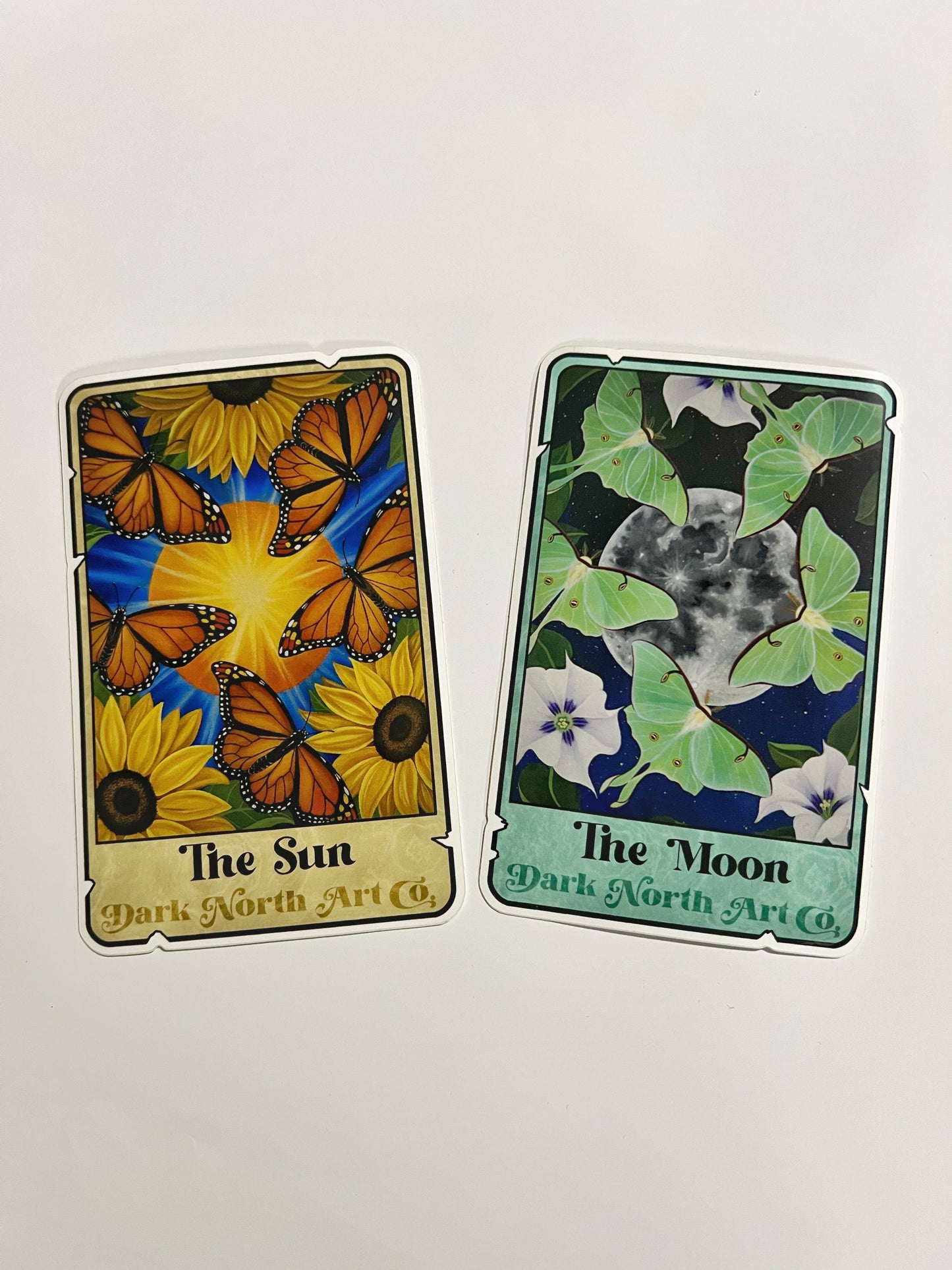 Sun and Moon Tarot sticker set 3.2x5.2