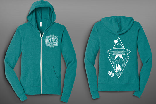 AK UFO Lightweight Hoodie Teal