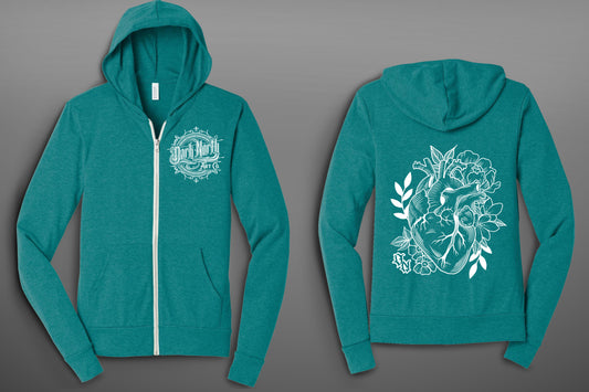 Corazon Lightweight Hoodie Teal