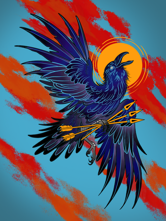 Raven Print 11x14