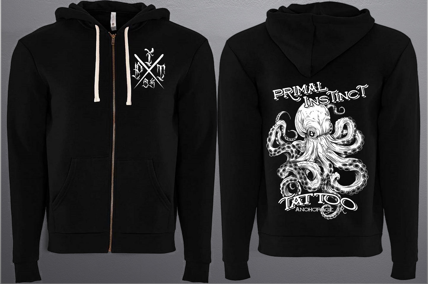 Primal Instinct Tattoo Hoodie