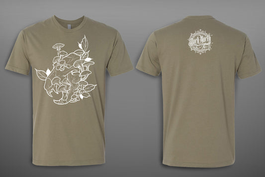 Bear Skull T-Shirt Light Olive